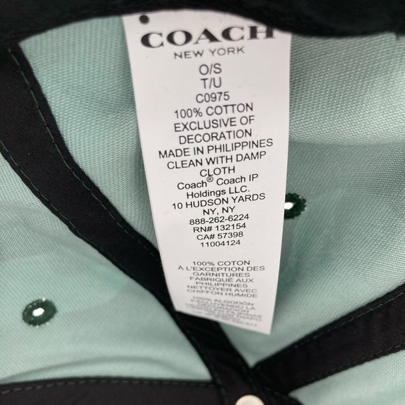 NWT COACH MEN BANDANA CAMO BRIM HAT - Picture 5 of 9